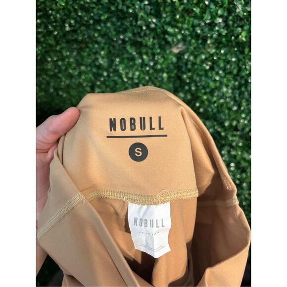 NoBull Project Tan Sand NWT Cropped Leggings Sz Small - Picture 4 of 5